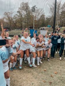 My team winning the field hockey conference championships